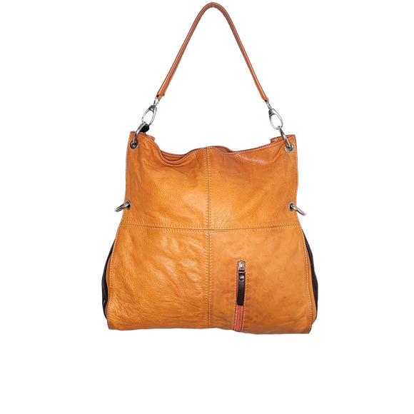Borse in Pelle Large Tote Bag - Tan/Brown - Picture 1 of 8